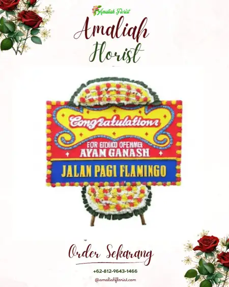 Sewa Papan Bunga Dahor